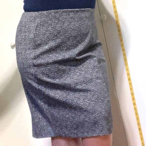 COVINGTON Career Professional Dress Skirt Stretch Gray with White Flecks Large - Picture 4 of 10